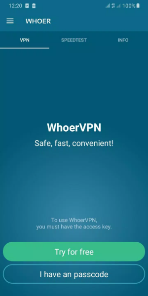 Whoer VPN - unlimited free VPN Ảnh chụp màn hình 0