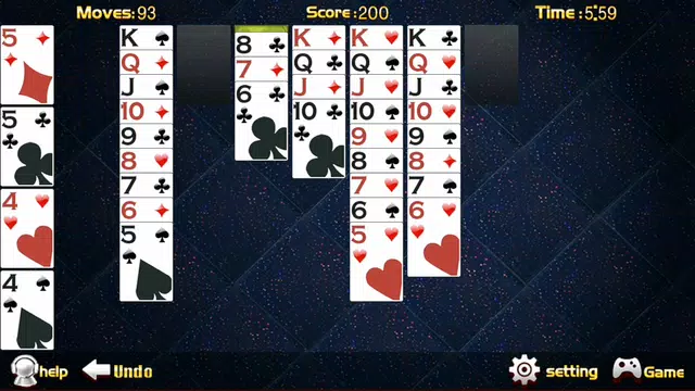 Spider Solitaire 2016 Capture d'écran 1