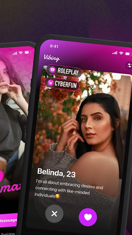 Vibing Dating: Meet, Flirt App Ảnh chụp màn hình 1