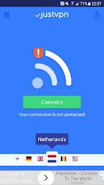 VPN high speed proxy - justvpn Screenshot 0