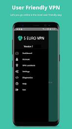 5 Euro VPN - The Android app f Schermafbeelding 2