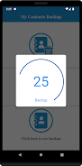 Contacts Backup And Restore Capture d'écran 1