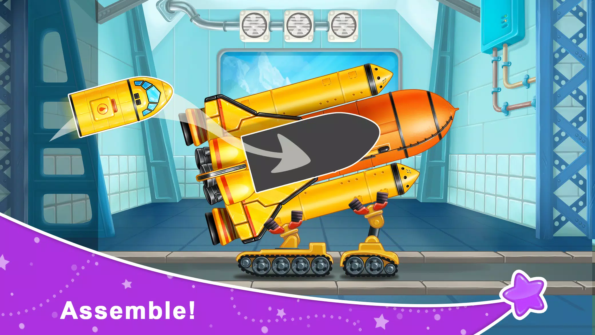 Rocket 4 space games Spaceship ภาพหน้าจอ 0