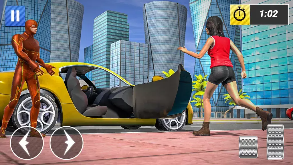 Superhero Car Games Taxi Games Tangkapan skrin 3