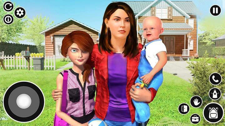 Single Mom Baby Simulator স্ক্রিনশট 1