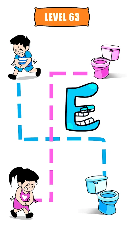 Path To Toilet - Draw The Line 스크린샷 3