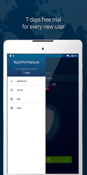 Fast VPN proxy servers with no logs - RUSVPN 螢幕截圖 2