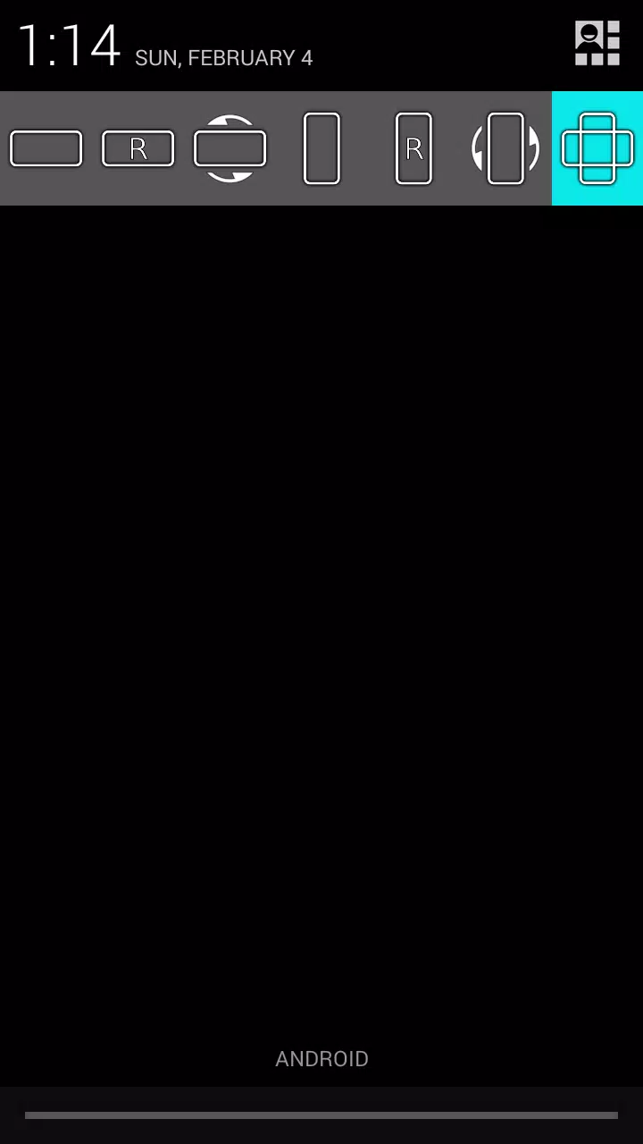 control screen rotation Capture d'écran 2