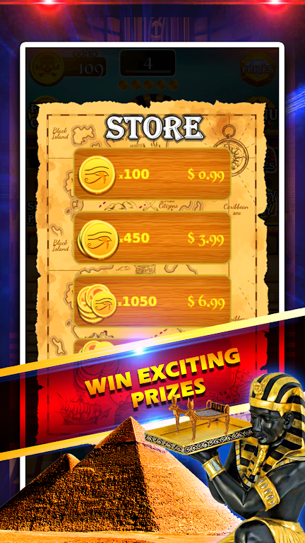 Gold of King Pharaoh Egypt - Coin Party Dozer Screenshot 1