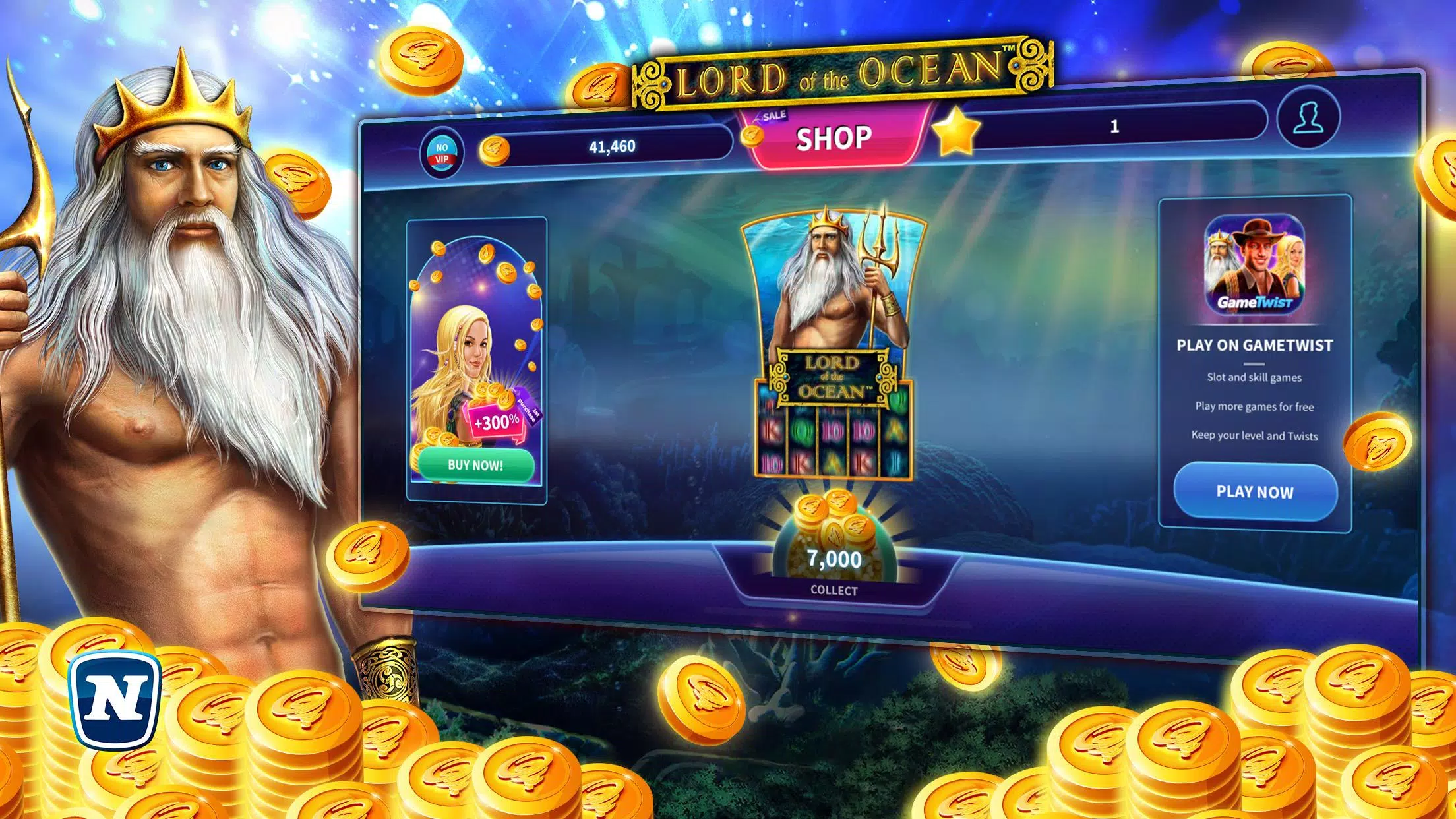 Lord of the Ocean™ Slot ภาพหน้าจอ 1