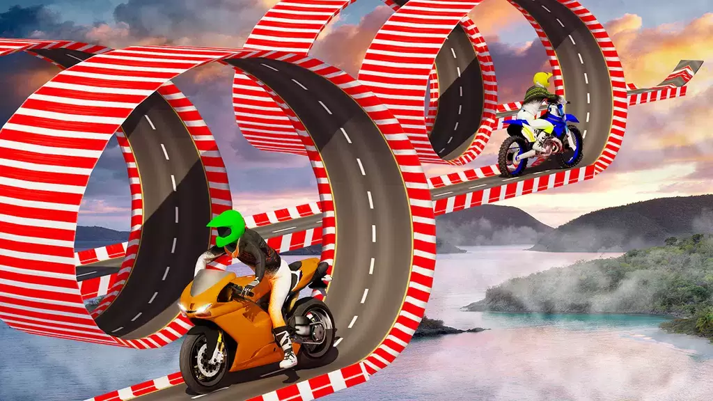 Stunt Bike Race Moto Drive 3D Capture d'écran 2