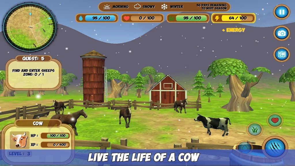 Cow Simulator ภาพหน้าจอ 2