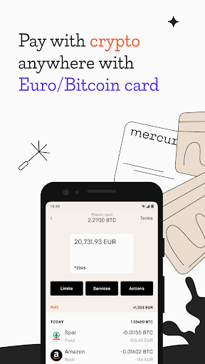 Mercuryo Bitcoin Cryptowallet ภาพหน้าจอ 3