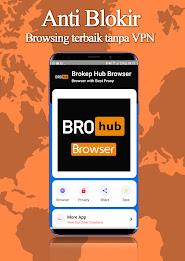 Brokep Hub Browser VPN Browser 螢幕截圖 1