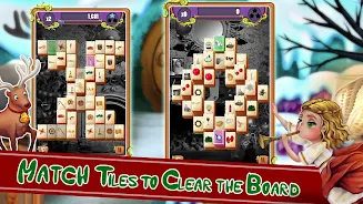 Christmas Mahjong: Holiday Fun ဖန်သားပြင်ဓာတ်ပုံ 3