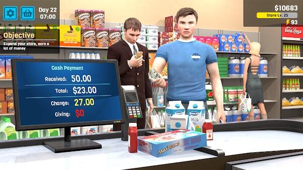 Manage Supermarket Simulator 螢幕截圖 1