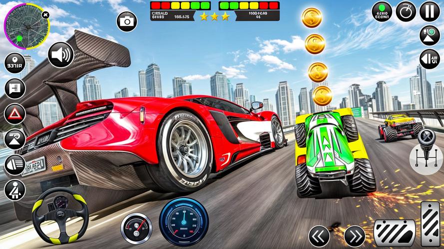 Toy Car Stunts GT Racing Games 螢幕截圖 1