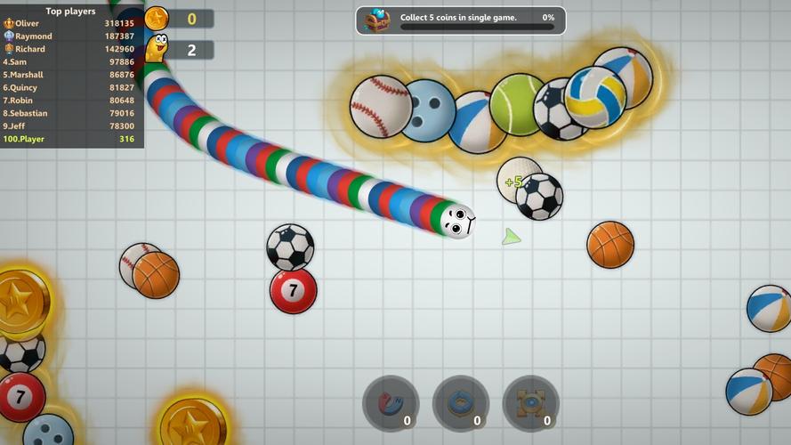 Slinky Snake: Worm.io Game Screenshot 2