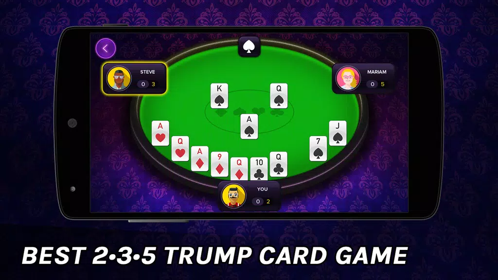 235 or 3 2 5 card game - 2 3 5 Do Teen Paanch Card 螢幕截圖 0