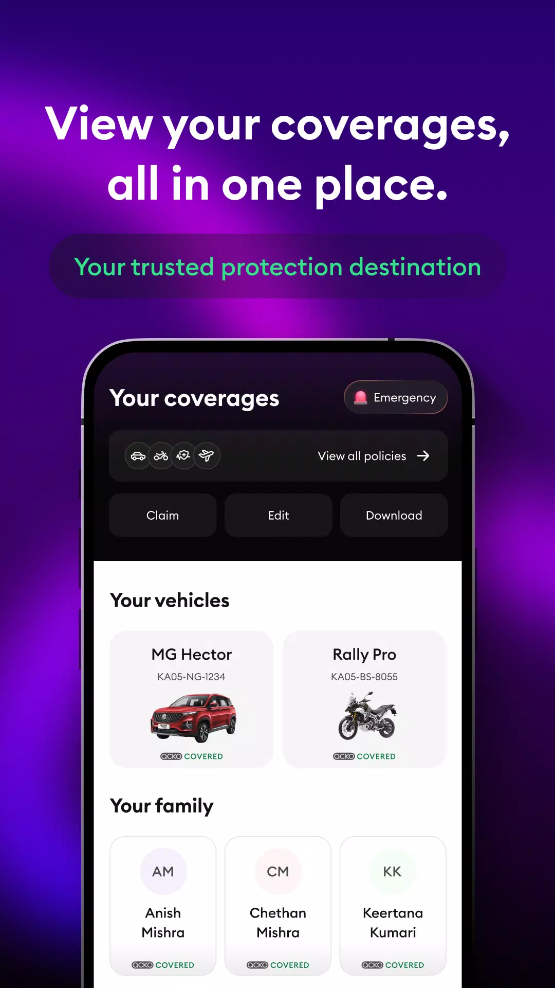 ACKO Insurance スクリーンショット 1
