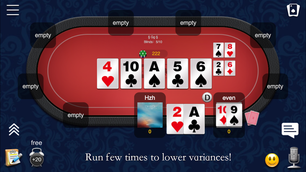 Schermata Home Game Poker 0