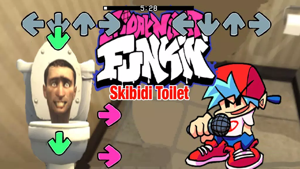 Skibin Toilet - FNF Captura de tela 0