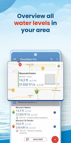 FloodAlert Waterlevel Alerts 스크린샷 1