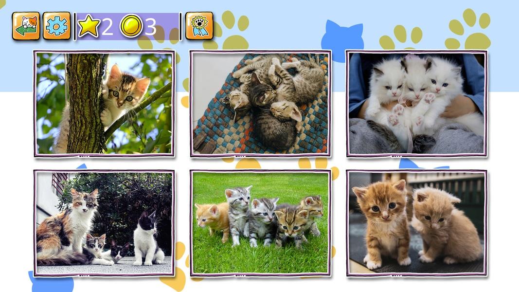 Jigsaw Puzzle Cats Kitten Captura de pantalla 3