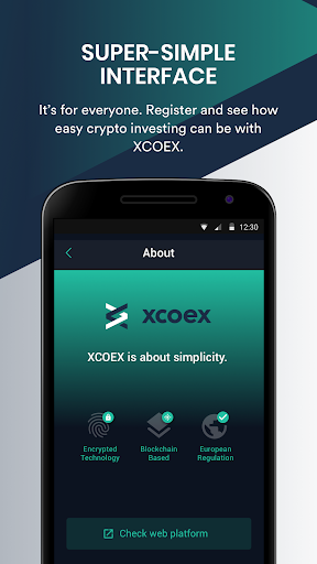 XCOEX Cryptocurrency Wallet Ảnh chụp màn hình 0