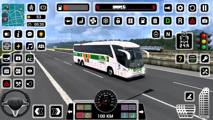 Bus Simulator: City Coach Game 스크린샷 1