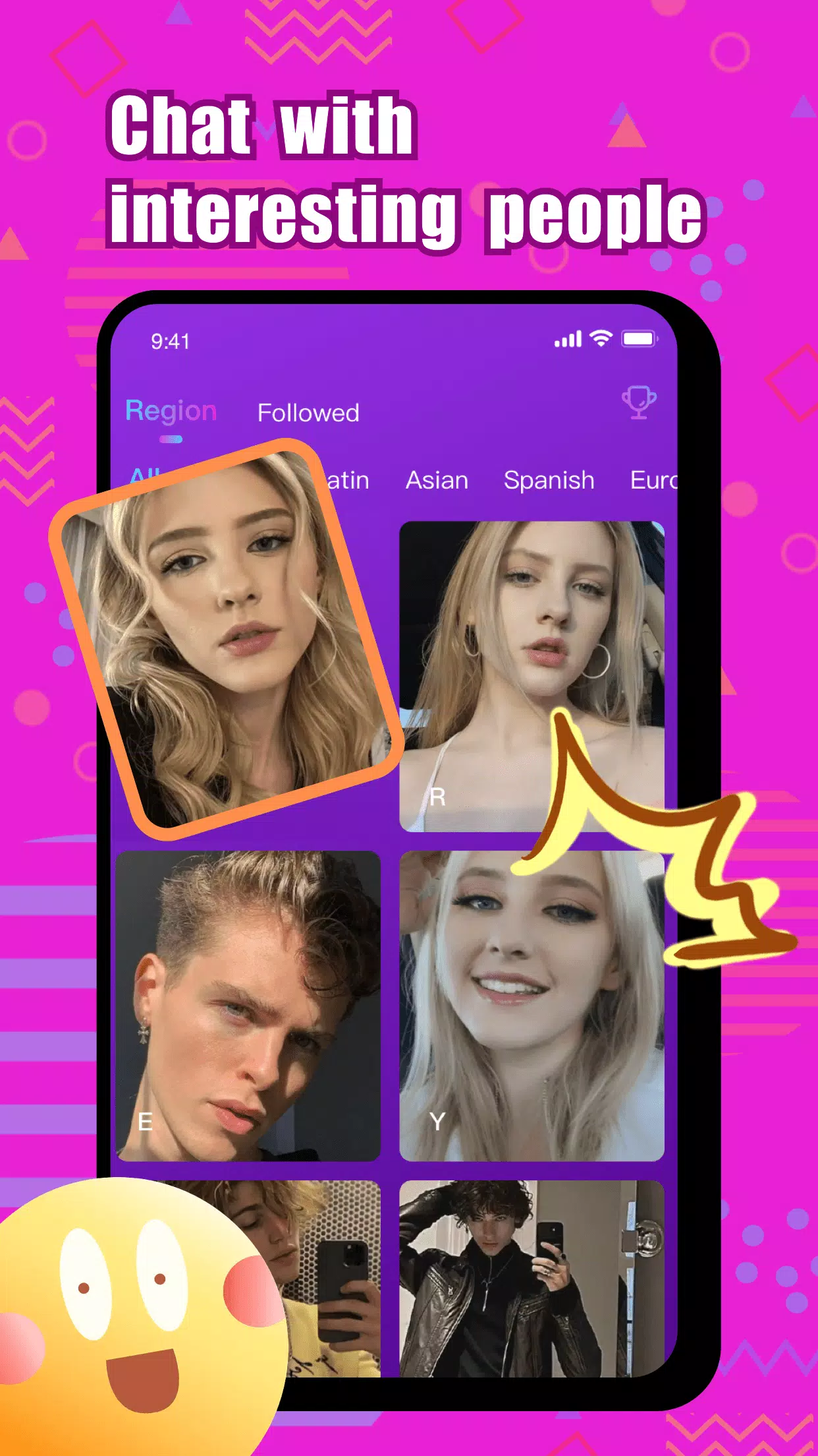 Wonk - live video chat ဖန်သားပြင်ဓာတ်ပုံ 0
