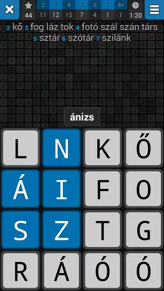 Szókereső Captura de pantalla 1