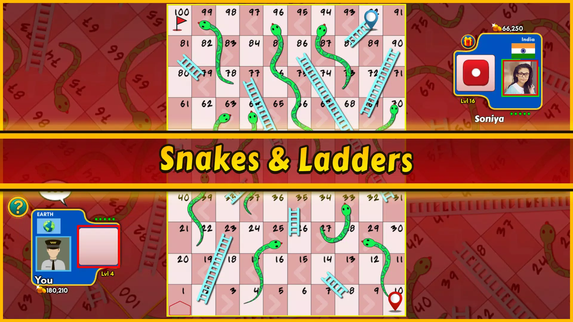 Snakes and Ladders King Schermafbeelding 2