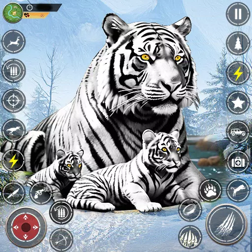 Snow Tiger Family Simulator 3D