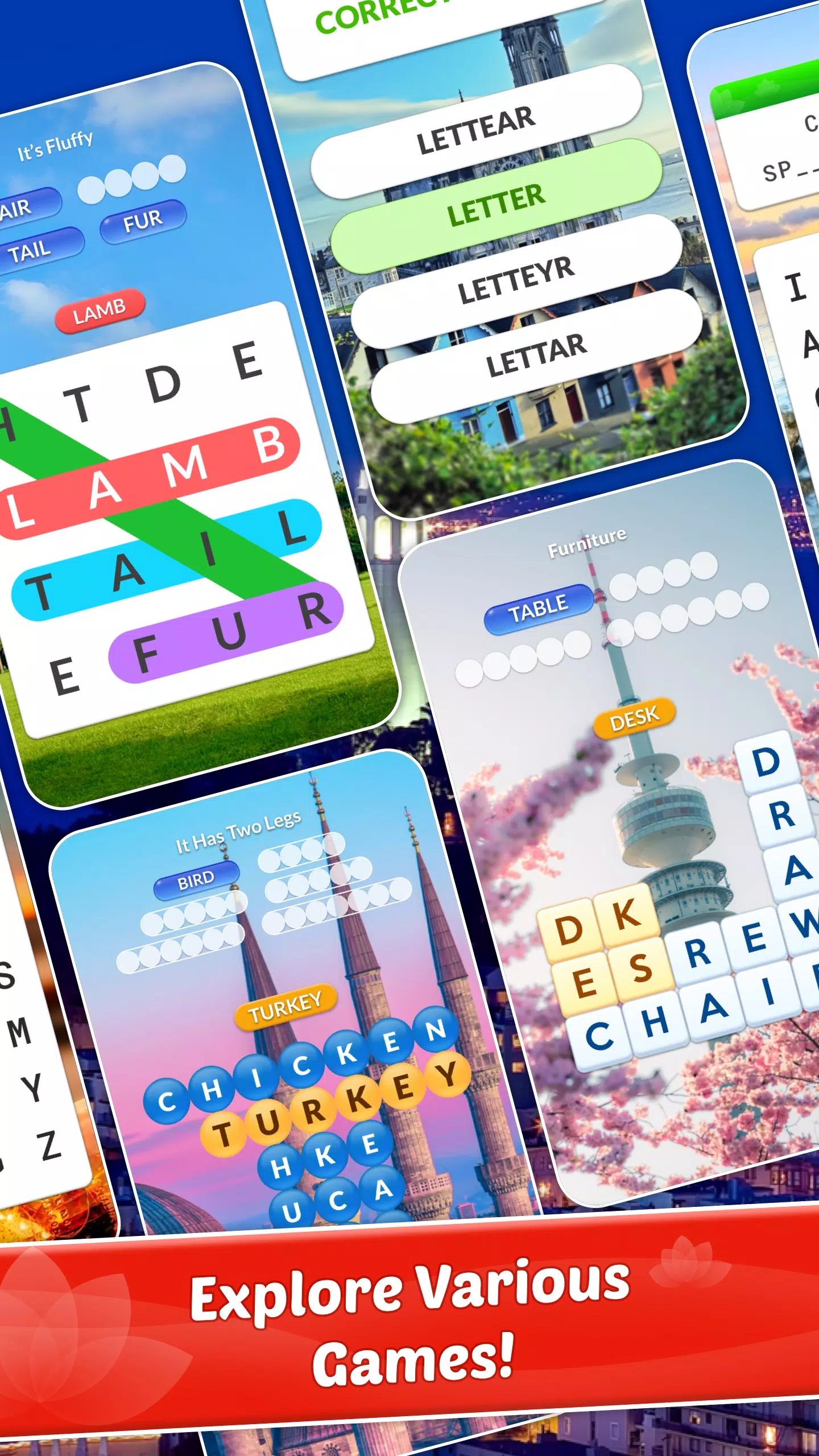 Word Town: Find Words & Crush! Captura de tela 3