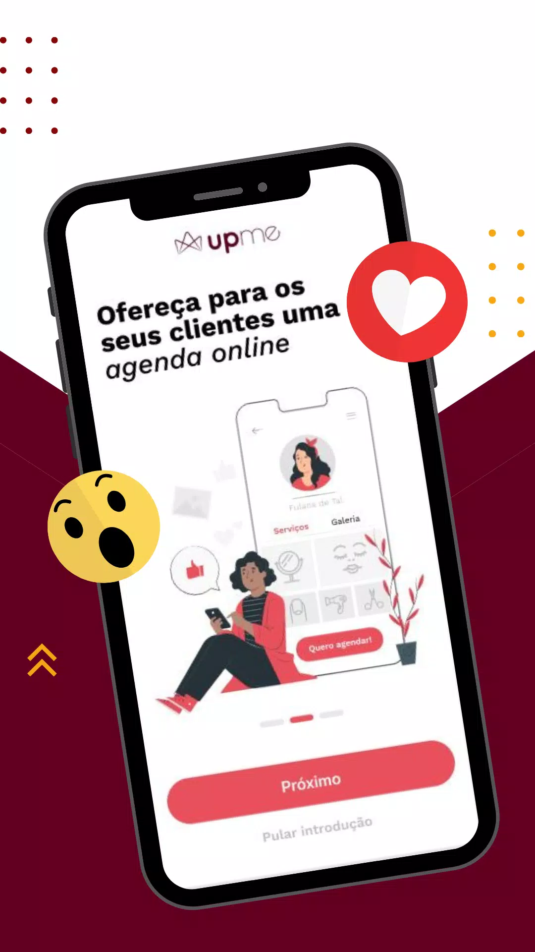 UPME: Agenda Online da Beleza স্ক্রিনশট 1