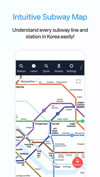 Smarter Subway – Korean subway ภาพหน้าจอ 2