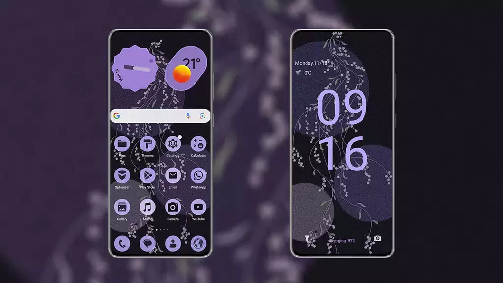 PixPurple EMUI MagicOS Theme ဖန်သားပြင်ဓာတ်ပုံ 1