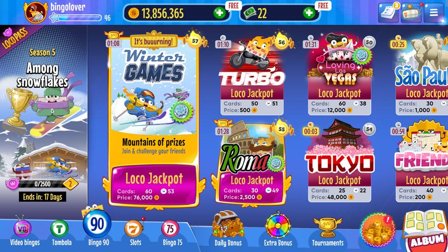 Bingo Lotto Tombola Online Screenshot 1