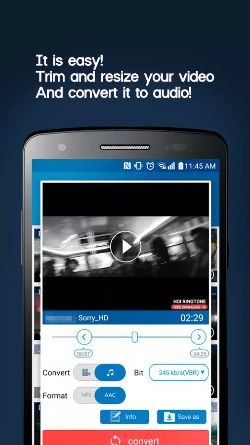 Video MP3 Converter 螢幕截圖 1