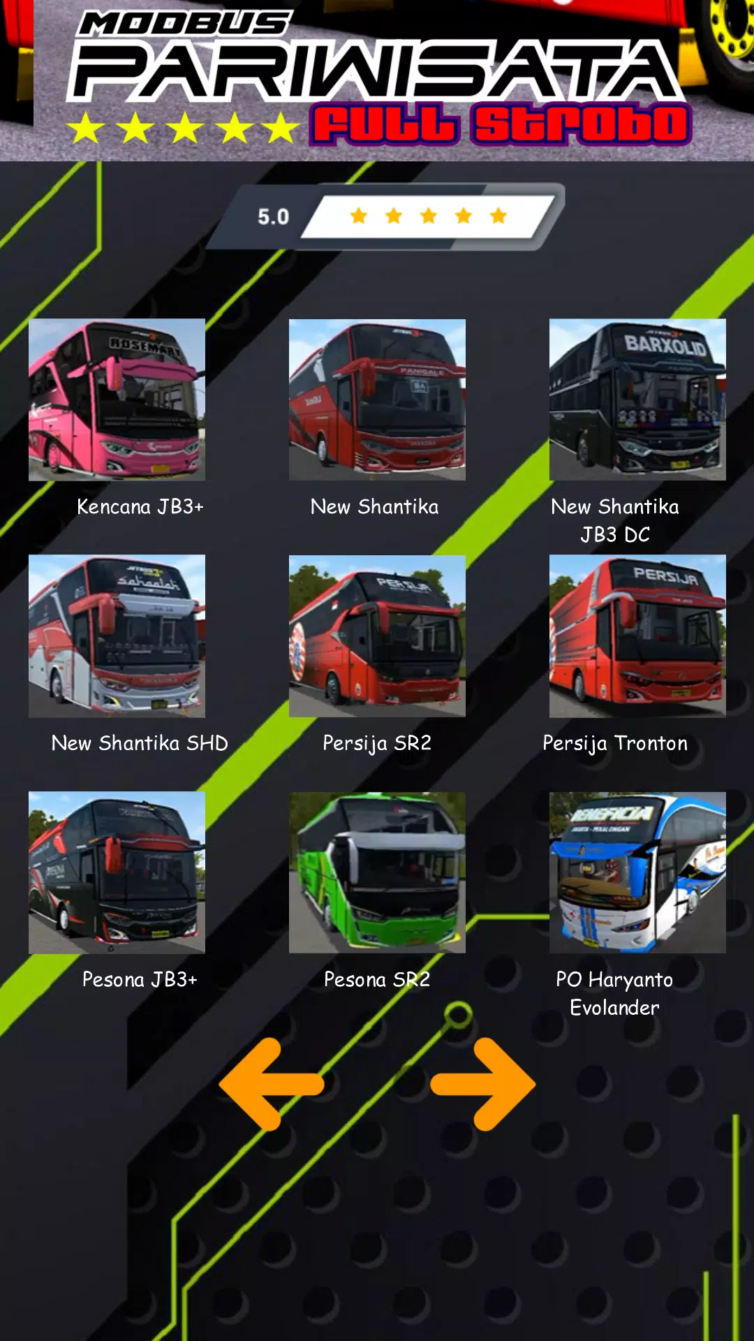 Mod Bus Pariwisata Full Strobo Ảnh chụp màn hình 2