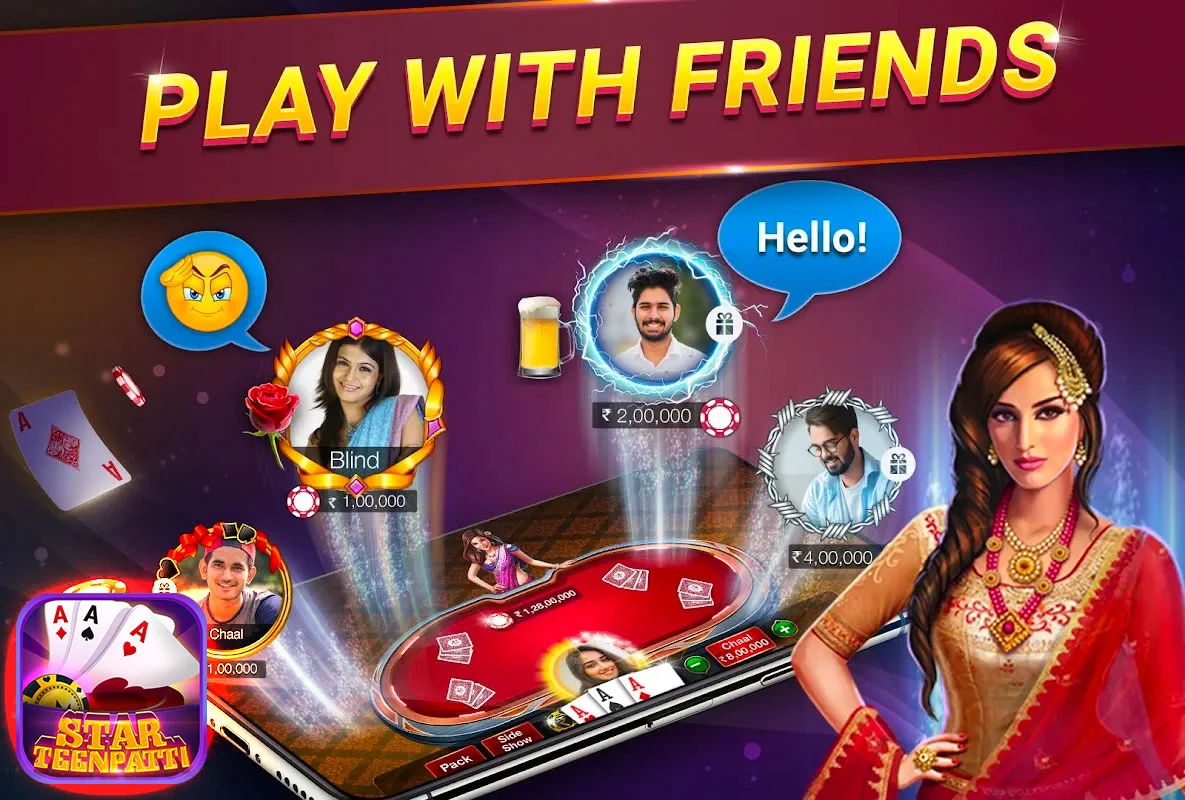 Teen Patti Star - Online Zrzut ekranu 1