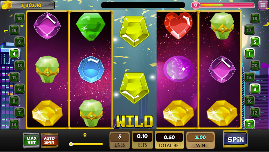 Classic Jewels Master Slot Machine ภาพหน้าจอ 1