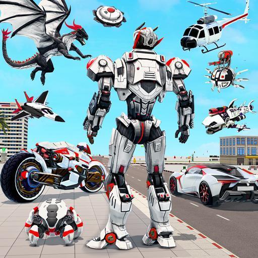 Bee Robot Car Transform Games Schermafbeelding 0