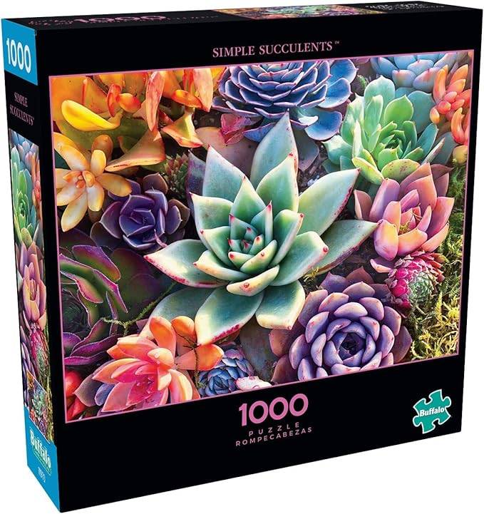 Jeux de Buffalo - James Mertke - Succulent simple - 1000 pièces Puzzle