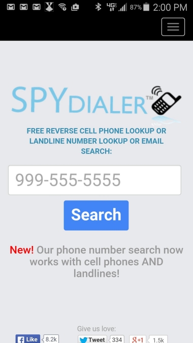Spy Dialer Tangkapan skrin 0