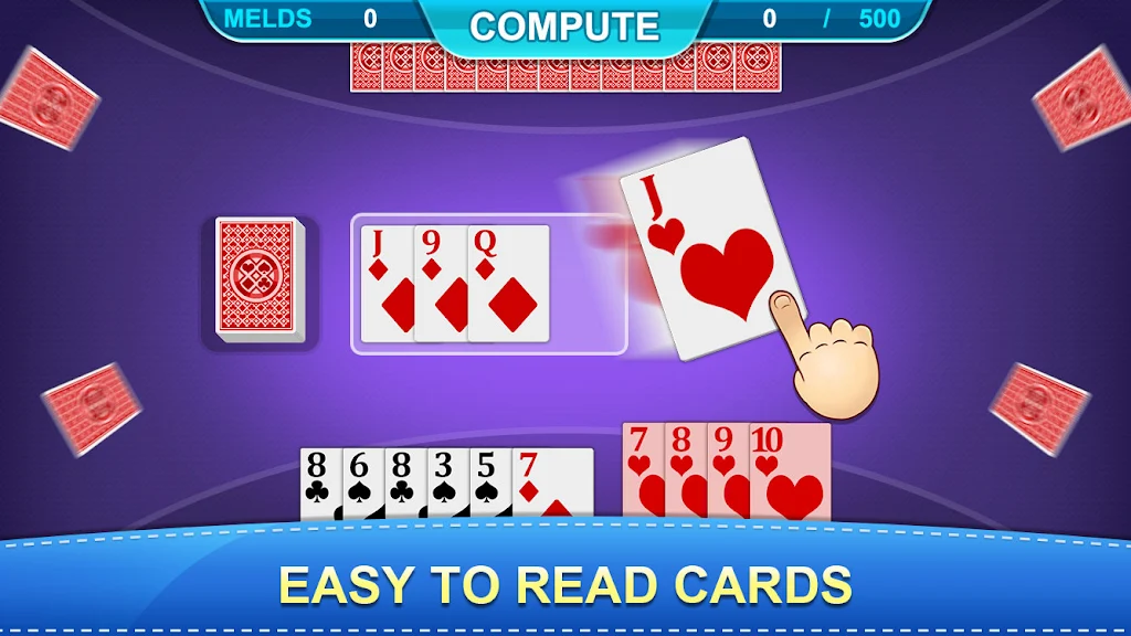 Rummy - Gin Rummy Card Games ภาพหน้าจอ 1