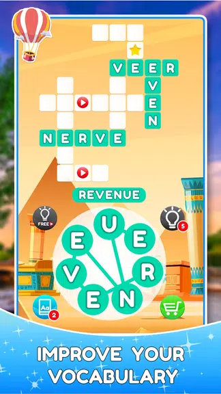 Word Travels Crossword Puzzle Screenshot 3