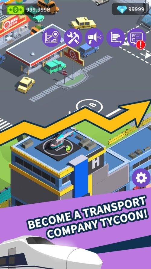 Idle Traffic Tycoon Ảnh chụp màn hình 1