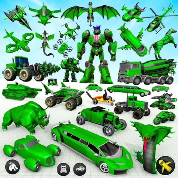 Army Robot Car Game:Robot Game ဖန်သားပြင်ဓာတ်ပုံ 0